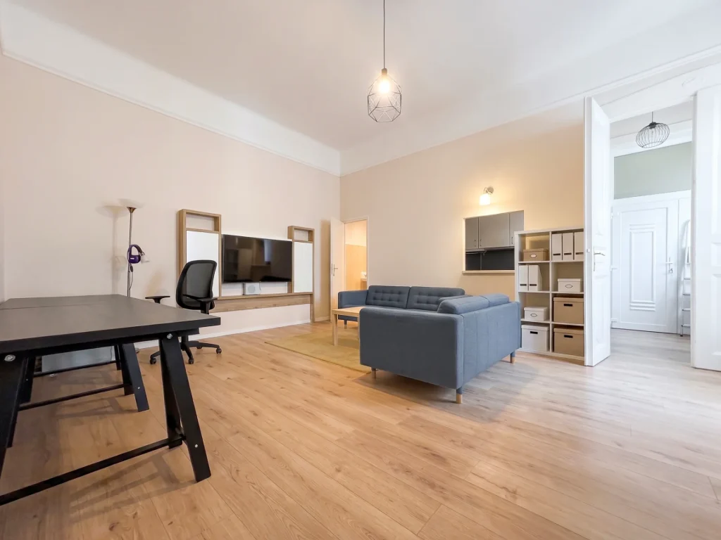 spacious living room